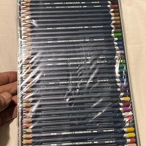 Vintage Derwent Watercolour Pencils 36 Color Set - Made in UK